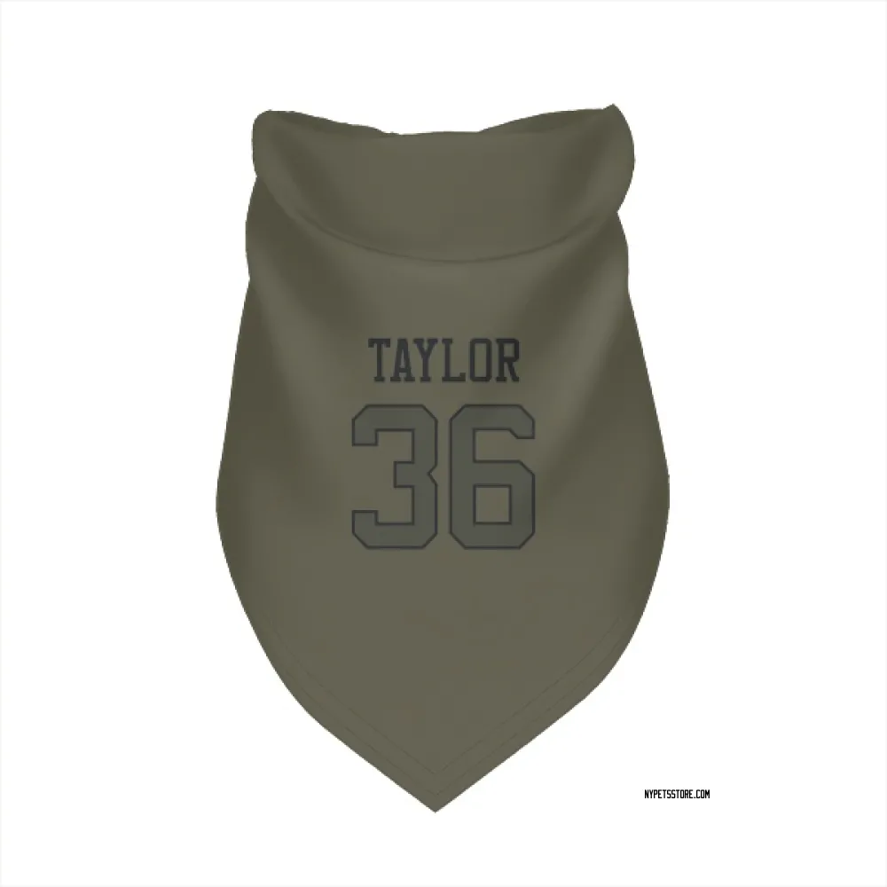 New York Jets Ja'Sir Taylor Olive Pet Bandana for Dog & Cat
