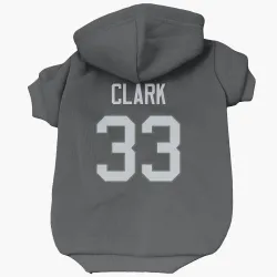 New York Jets Jordan Clark Black Pet Hoodie for Dog & Cat