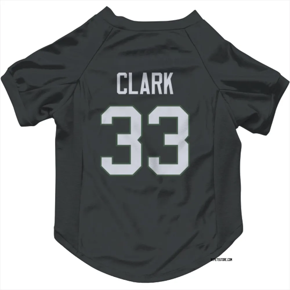 New York Jets Jordan Clark Black Pet Jersey for Dog & Cat