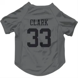 New York Jets Jordan Clark charcoal Pet Jersey for Dog & Cat