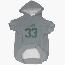 New York Jets Jordan Clark Gray Pet Hoodie for Dog & Cat