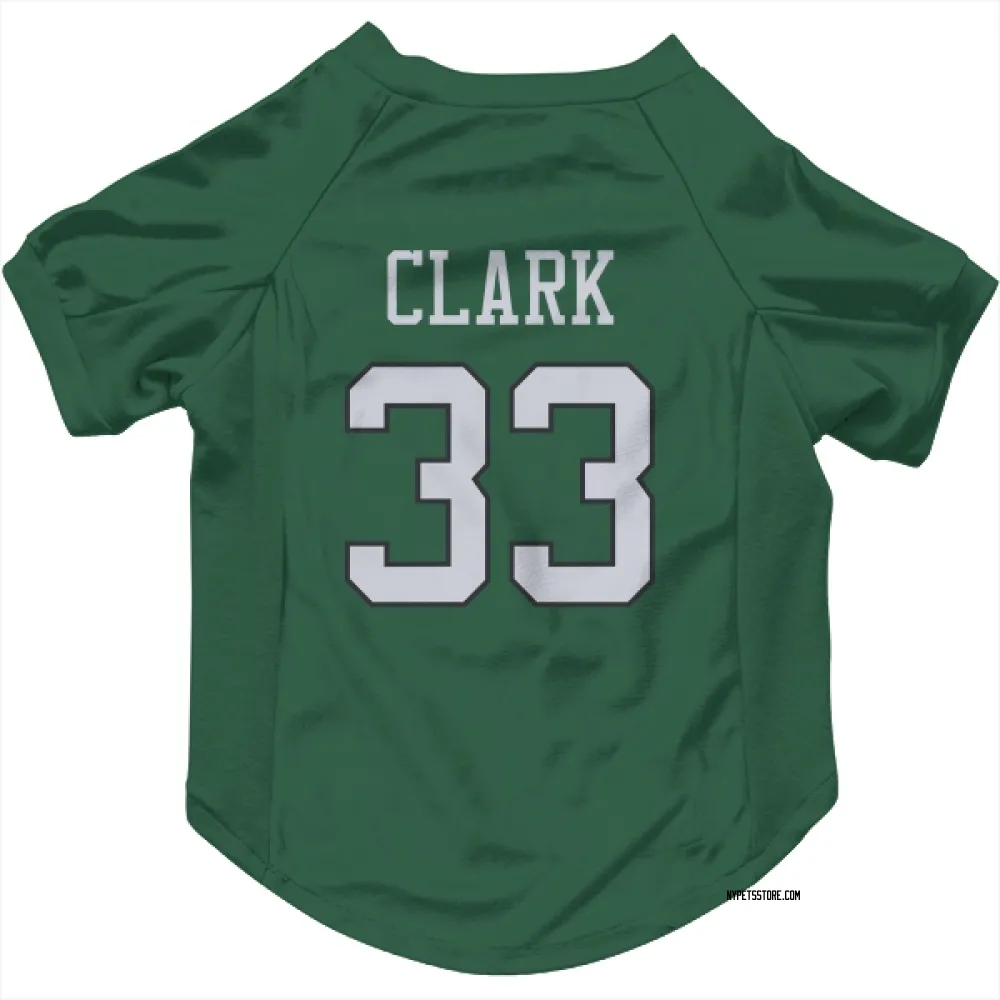 New York Jets Jordan Clark Green Pet Jersey for Dog & Cat