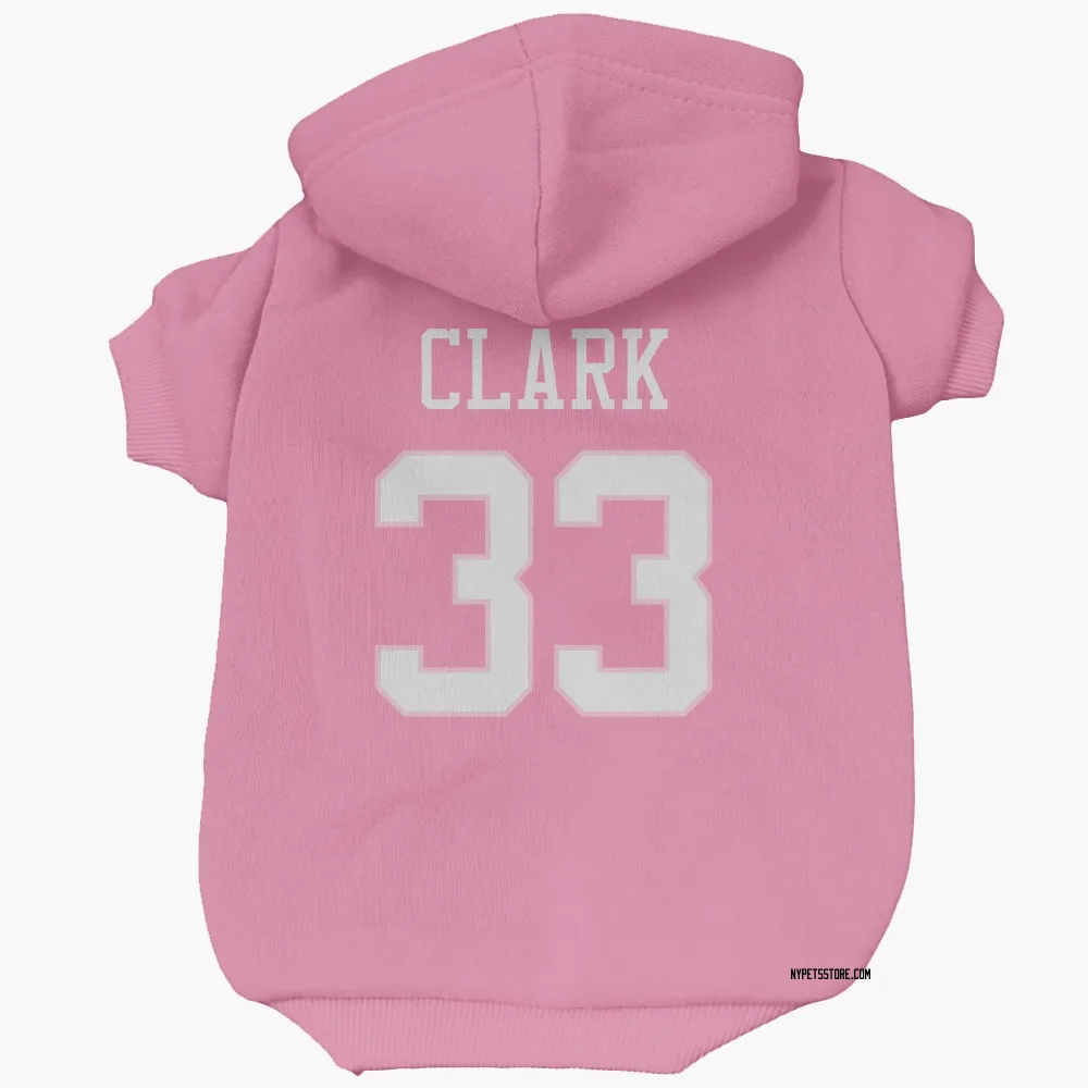 New York Jets Jordan Clark Pink Pet Hoodie for Dog & Cat