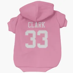 New York Jets Jordan Clark Pink Pet Hoodie for Dog & Cat