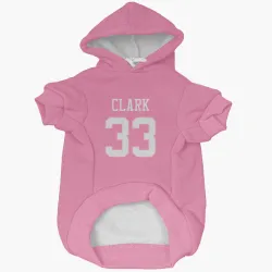 New York Jets Jordan Clark Pink Pet Hoodie for Dog & Cat