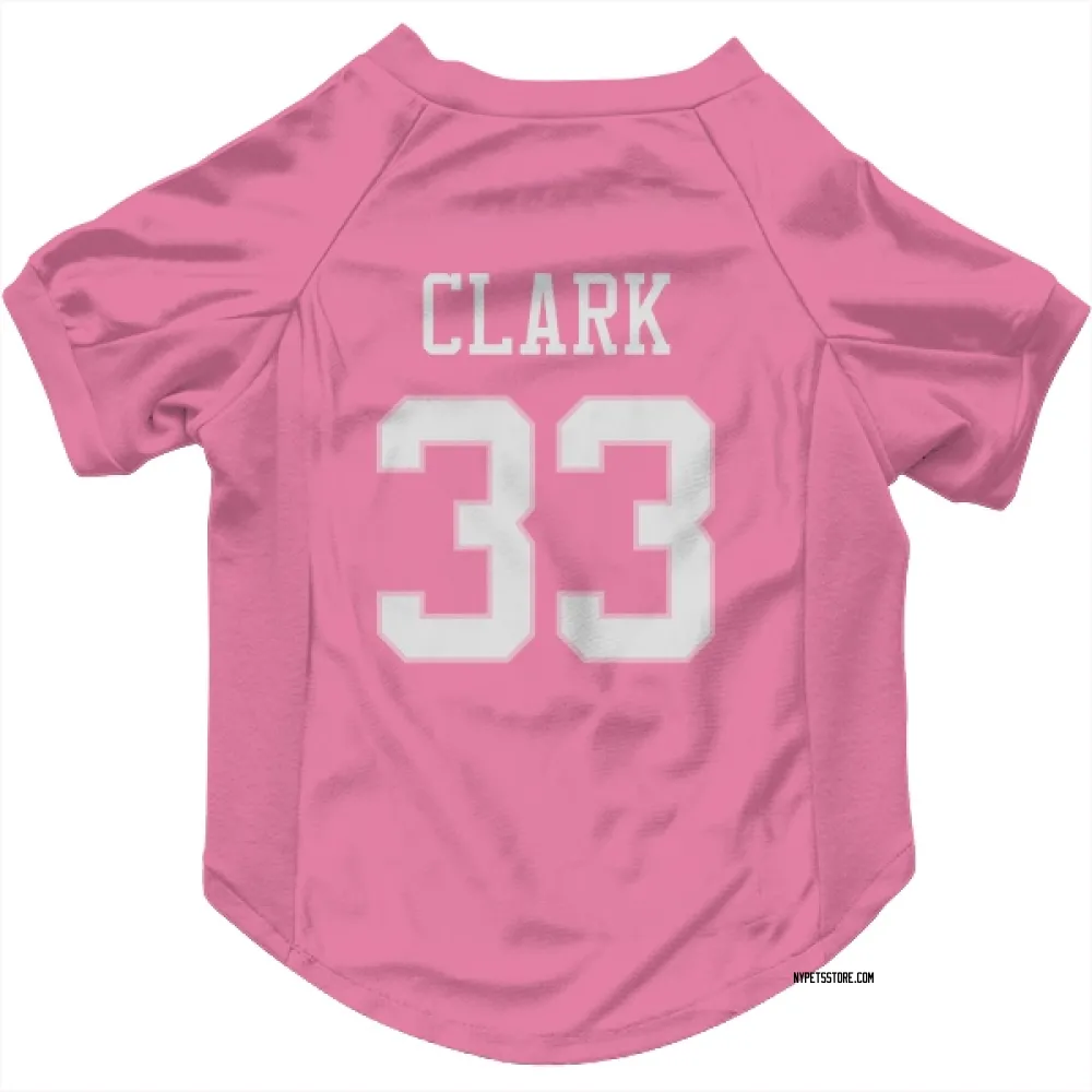 New York Jets Jordan Clark Pink Pet Jersey for Dog & Cat