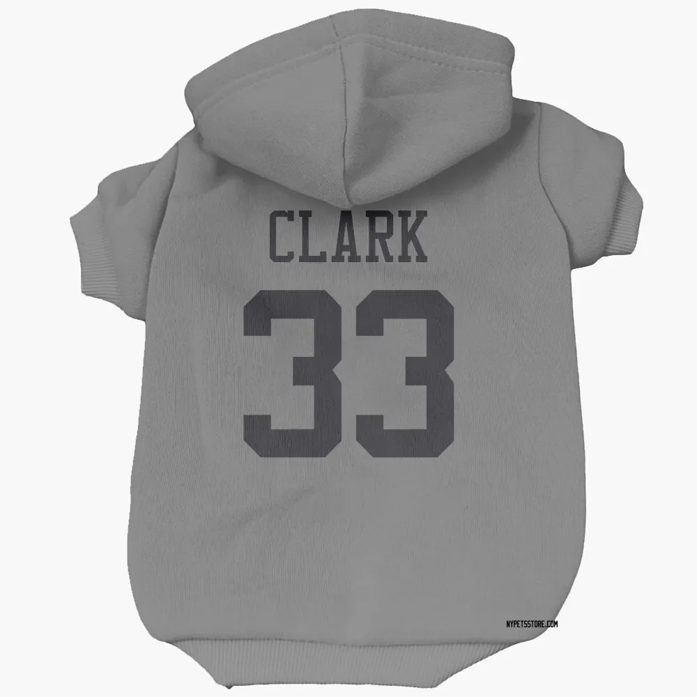 New York Jets Jordan Clark Silver Pet Hoodie for Dog & Cat