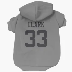 New York Jets Jordan Clark Silver Pet Hoodie for Dog & Cat