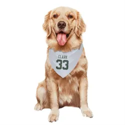 New York Jets Jordan Clark White Pet Bandana for Dog & Cat
