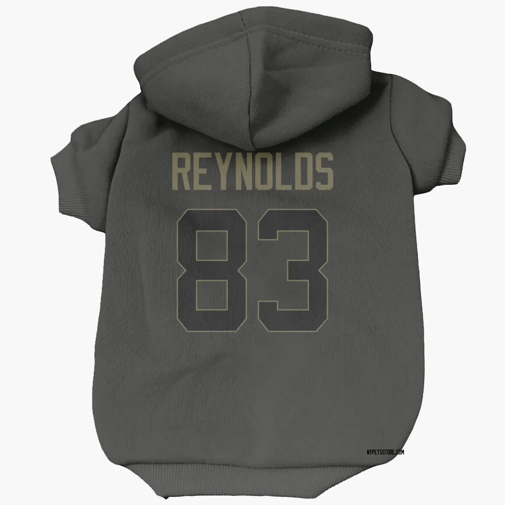 New York Jets Josh Reynolds Black Service Pet Hoodie for Dog & Cat