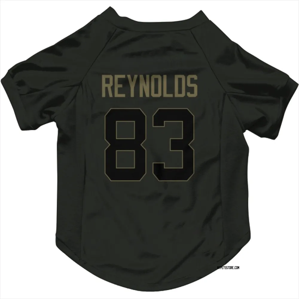 New York Jets Josh Reynolds Black Service Pet Jersey for Dog & Cat