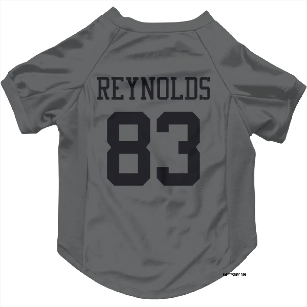New York Jets Josh Reynolds charcoal Pet Jersey for Dog & Cat