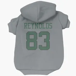 New York Jets Josh Reynolds Gray Pet Hoodie for Dog & Cat
