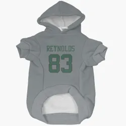 New York Jets Josh Reynolds Gray Pet Hoodie for Dog & Cat