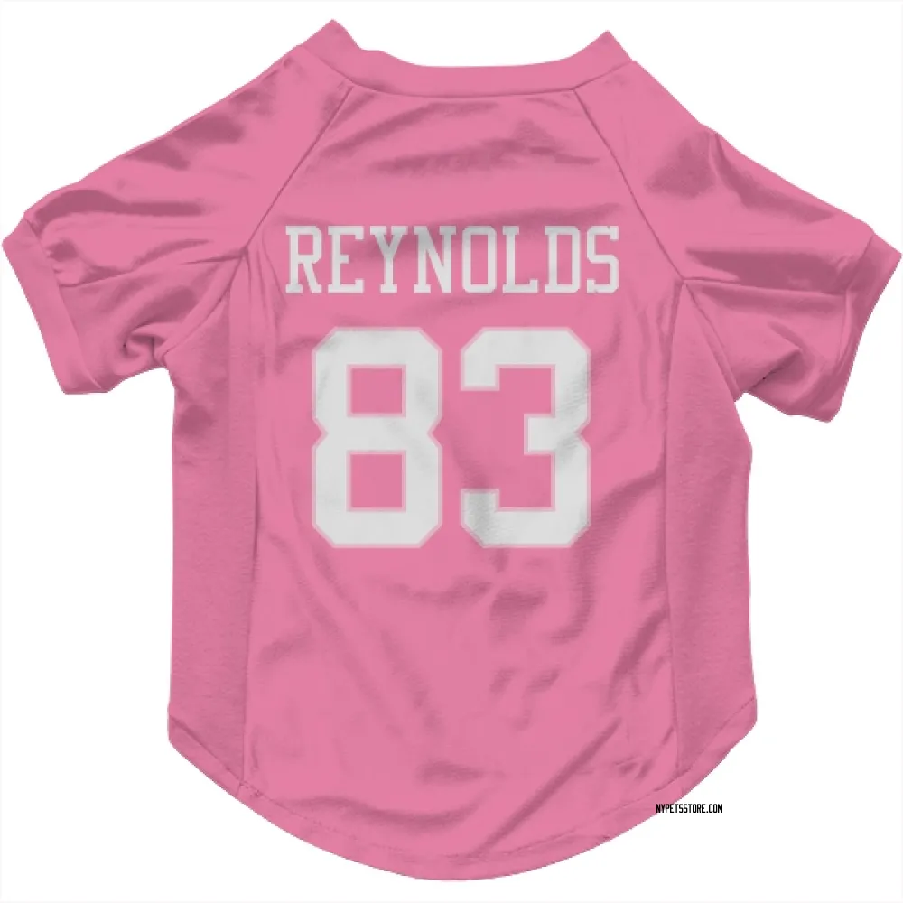 New York Jets Josh Reynolds Pink Pet Jersey for Dog & Cat
