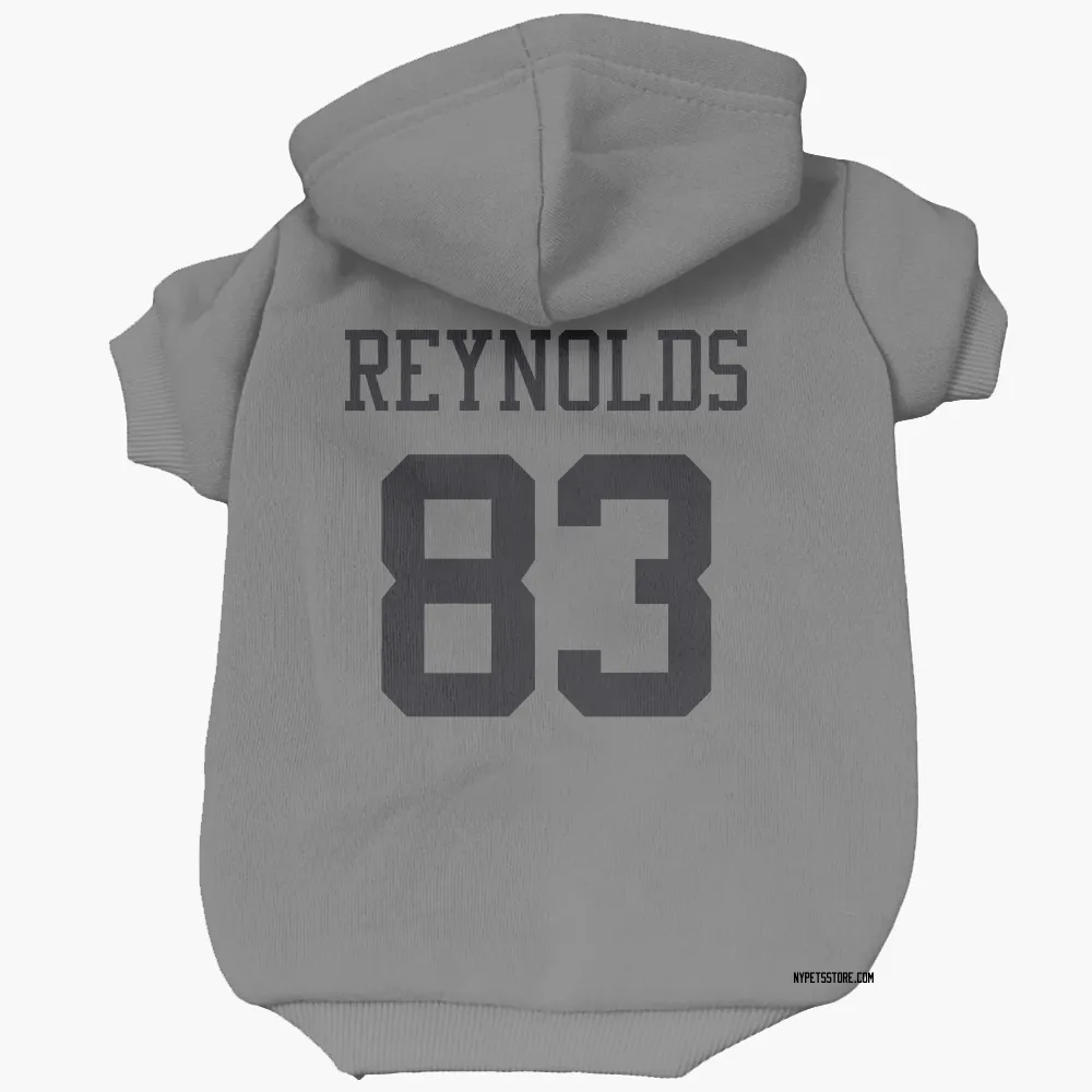 New York Jets Josh Reynolds Silver Pet Hoodie for Dog & Cat