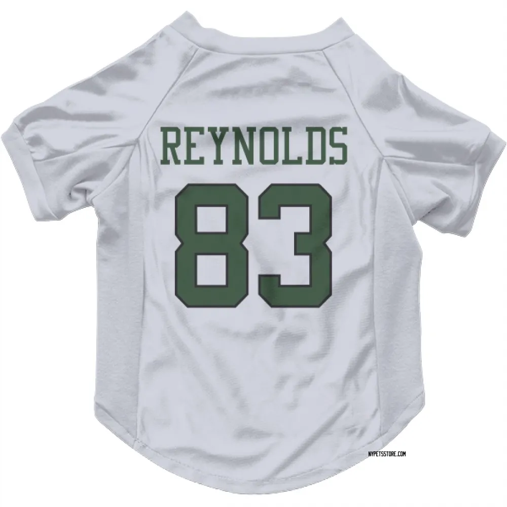 New York Jets Josh Reynolds White Pet Jersey for Dog & Cat