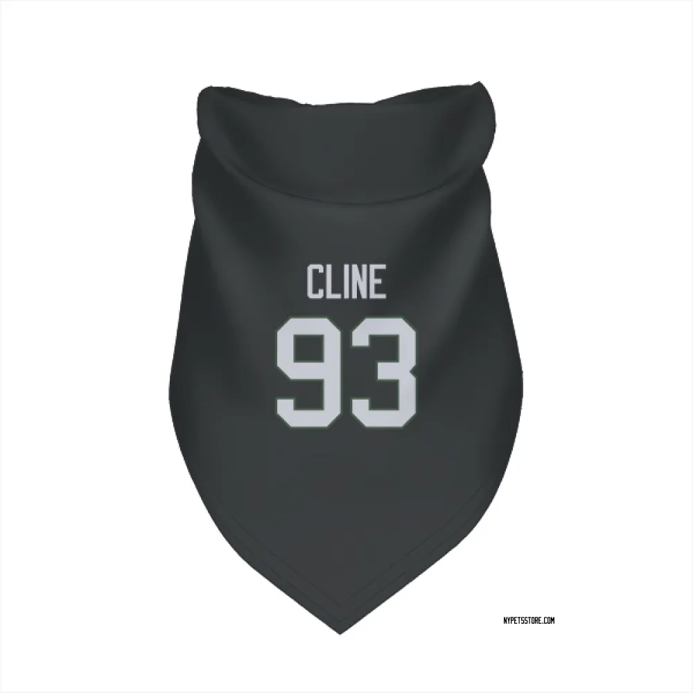 New York Jets Kameron Cline Black Pet Bandana for Dog & Cat