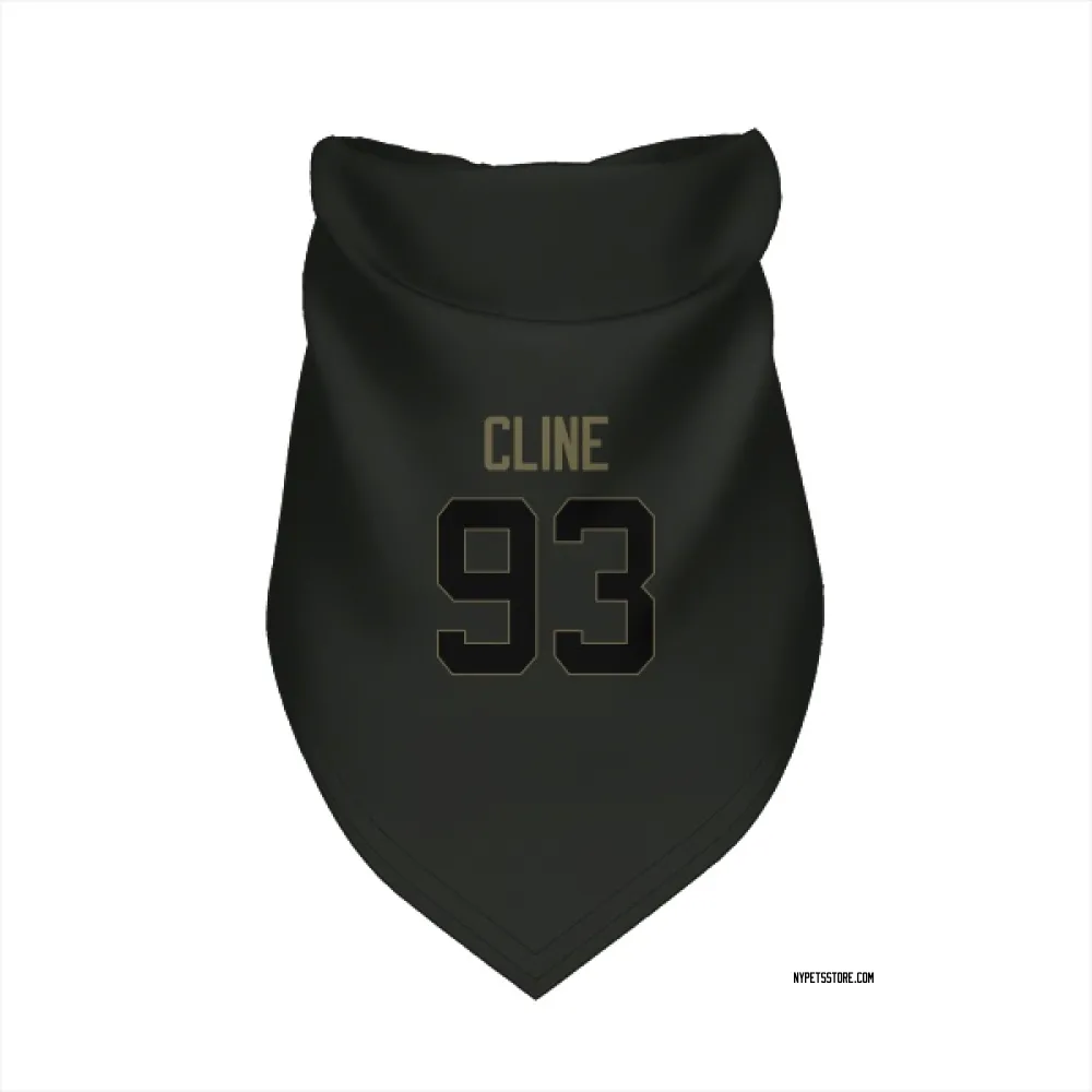 New York Jets Kameron Cline Black Service Pet Bandana for Dog & Cat