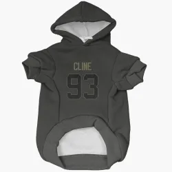 New York Jets Kameron Cline Black Service Pet Hoodie for Dog & Cat