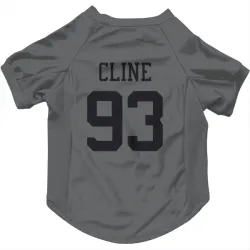 New York Jets Kameron Cline charcoal Pet Jersey for Dog & Cat
