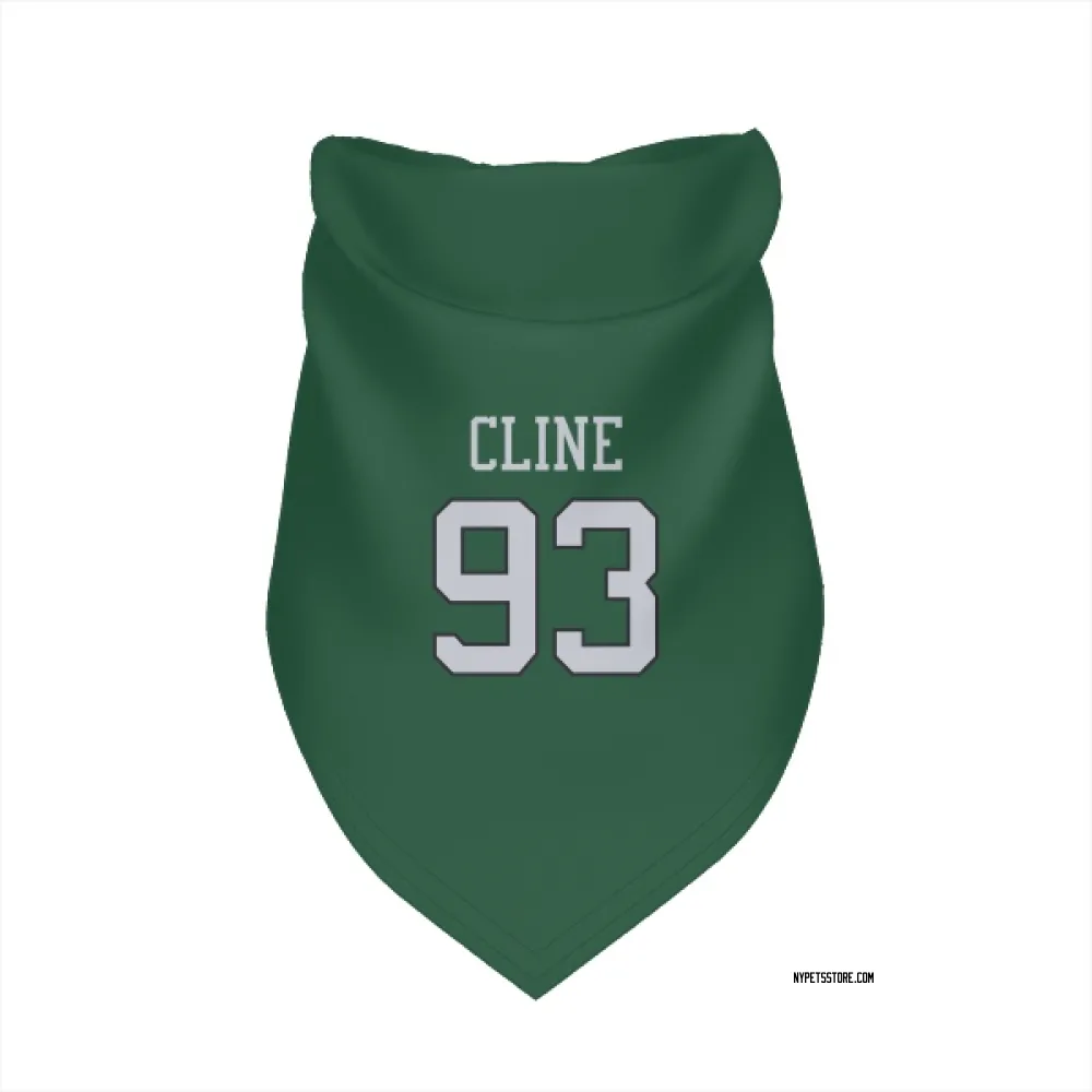 New York Jets Kameron Cline Green Pet Bandana for Dog & Cat