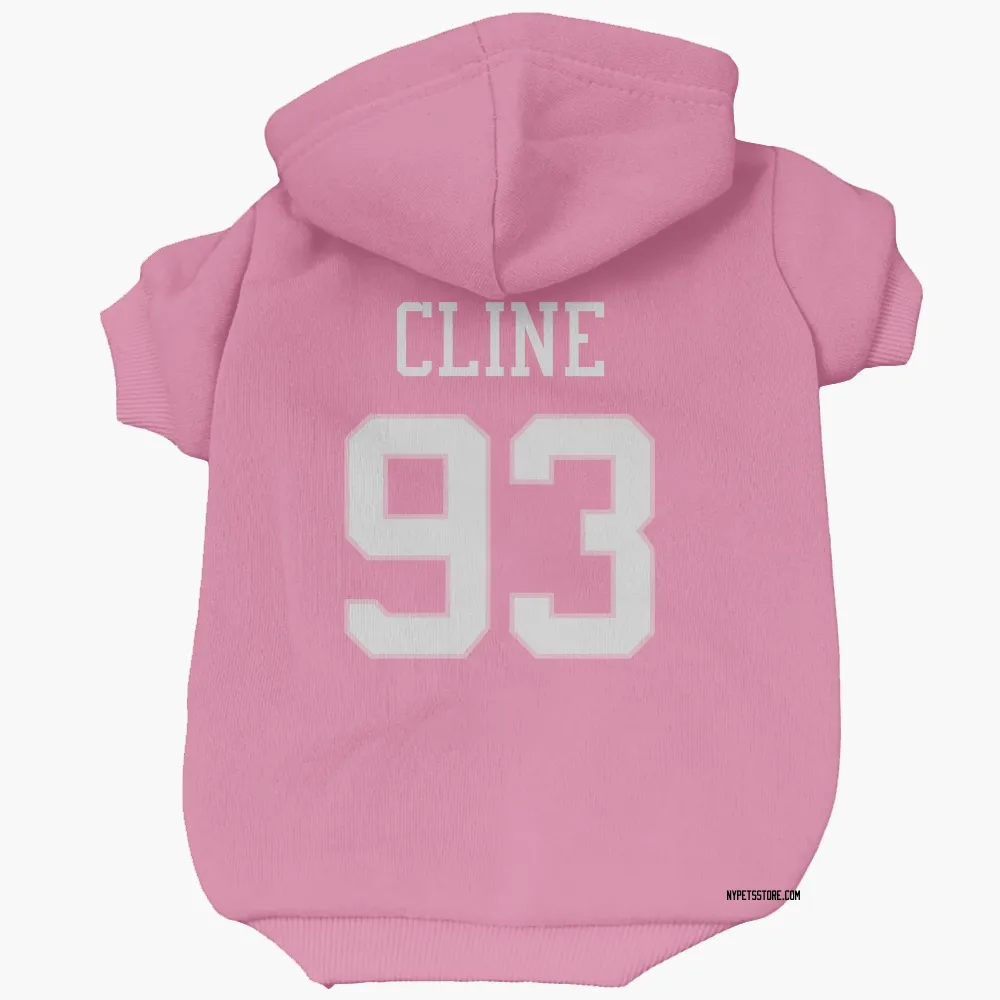 New York Jets Kameron Cline Pink Pet Hoodie for Dog & Cat