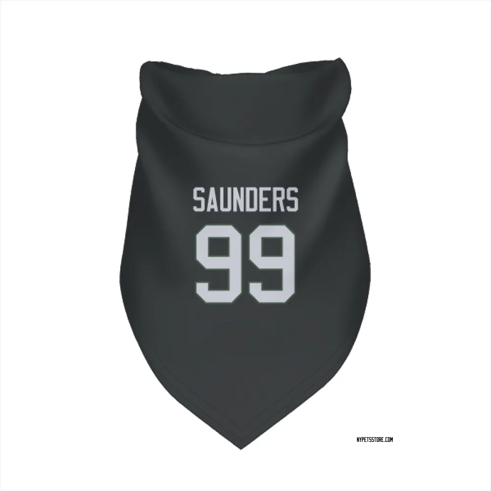 New York Jets Khalen Saunders Black Pet Bandana for Dog & Cat