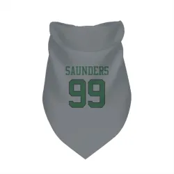 New York Jets Khalen Saunders Gray Pet Bandana for Dog & Cat