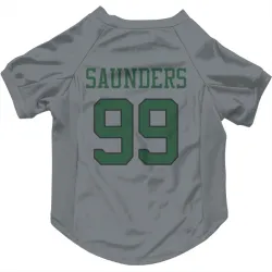 New York Jets Khalen Saunders Gray Pet Jersey for Dog & Cat