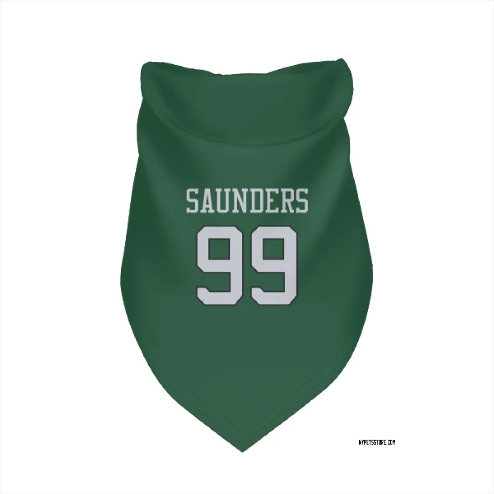 New York Jets Khalen Saunders Green Pet Bandana for Dog & Cat