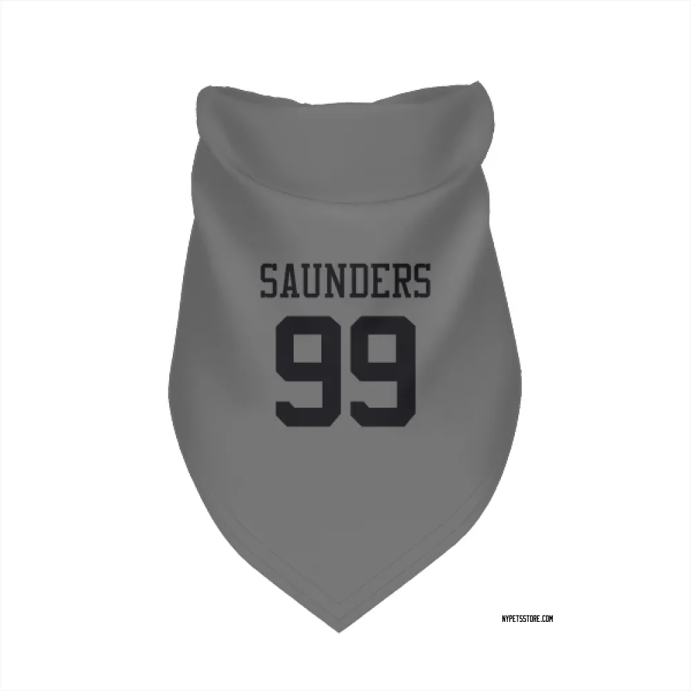 New York Jets Khalen Saunders Silver Pet Bandana for Dog & Cat