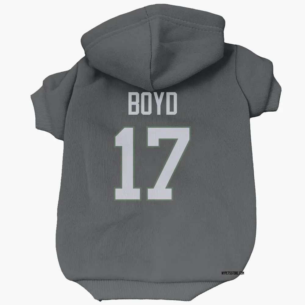 New York Jets Kris Boyd Black Pet Hoodie for Dog & Cat