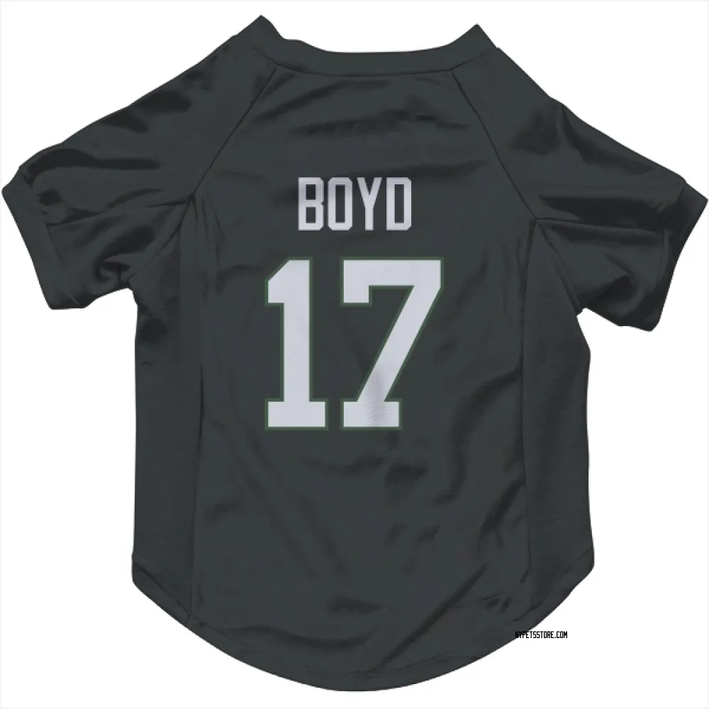 New York Jets Kris Boyd Black Pet Jersey for Dog & Cat