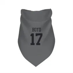 New York Jets Kris Boyd charcoal Pet Bandana for Dog & Cat