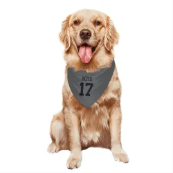 New York Jets Kris Boyd charcoal Pet Bandana for Dog & Cat