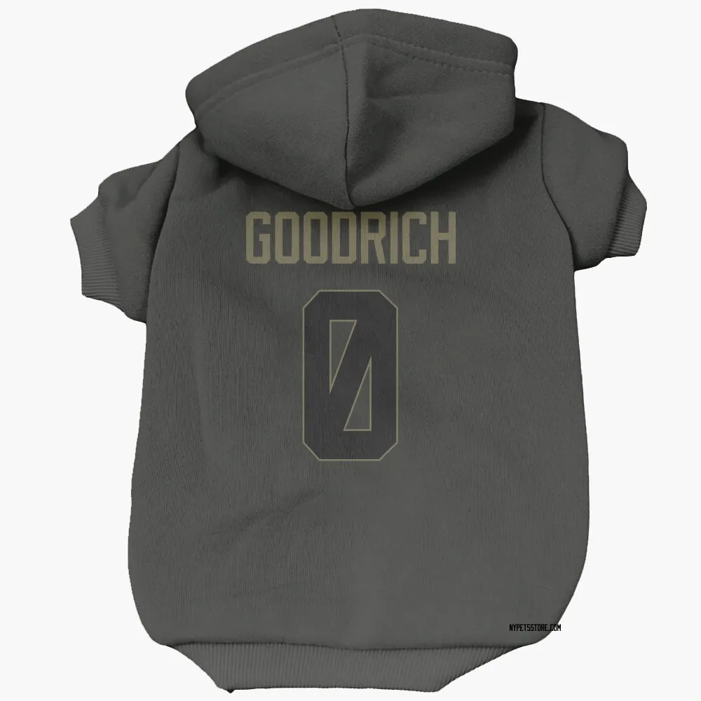New York Jets Mario Goodrich Black Service Pet Hoodie for Dog & Cat