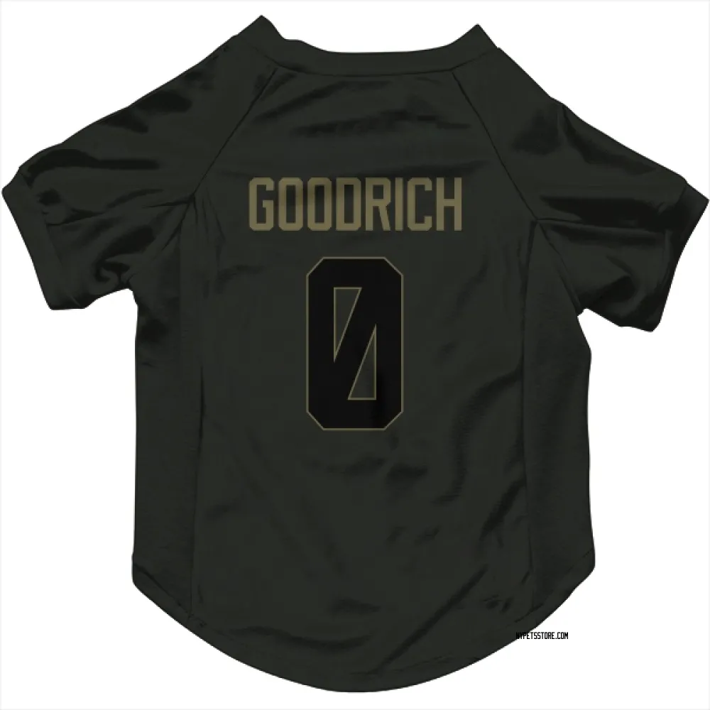 New York Jets Mario Goodrich Black Service Pet Jersey for Dog & Cat