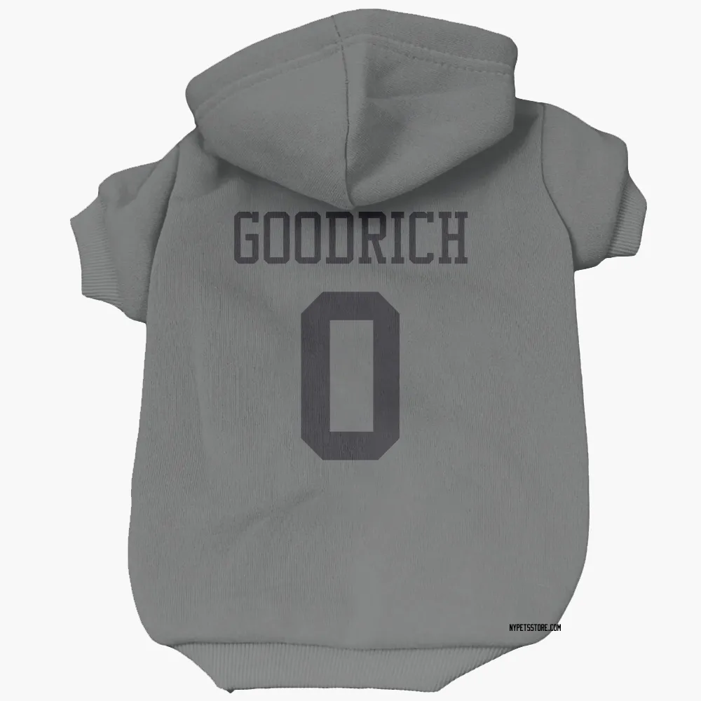 New York Jets Mario Goodrich charcoal Pet Hoodie for Dog & Cat