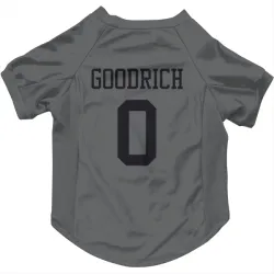 New York Jets Mario Goodrich charcoal Pet Jersey for Dog & Cat