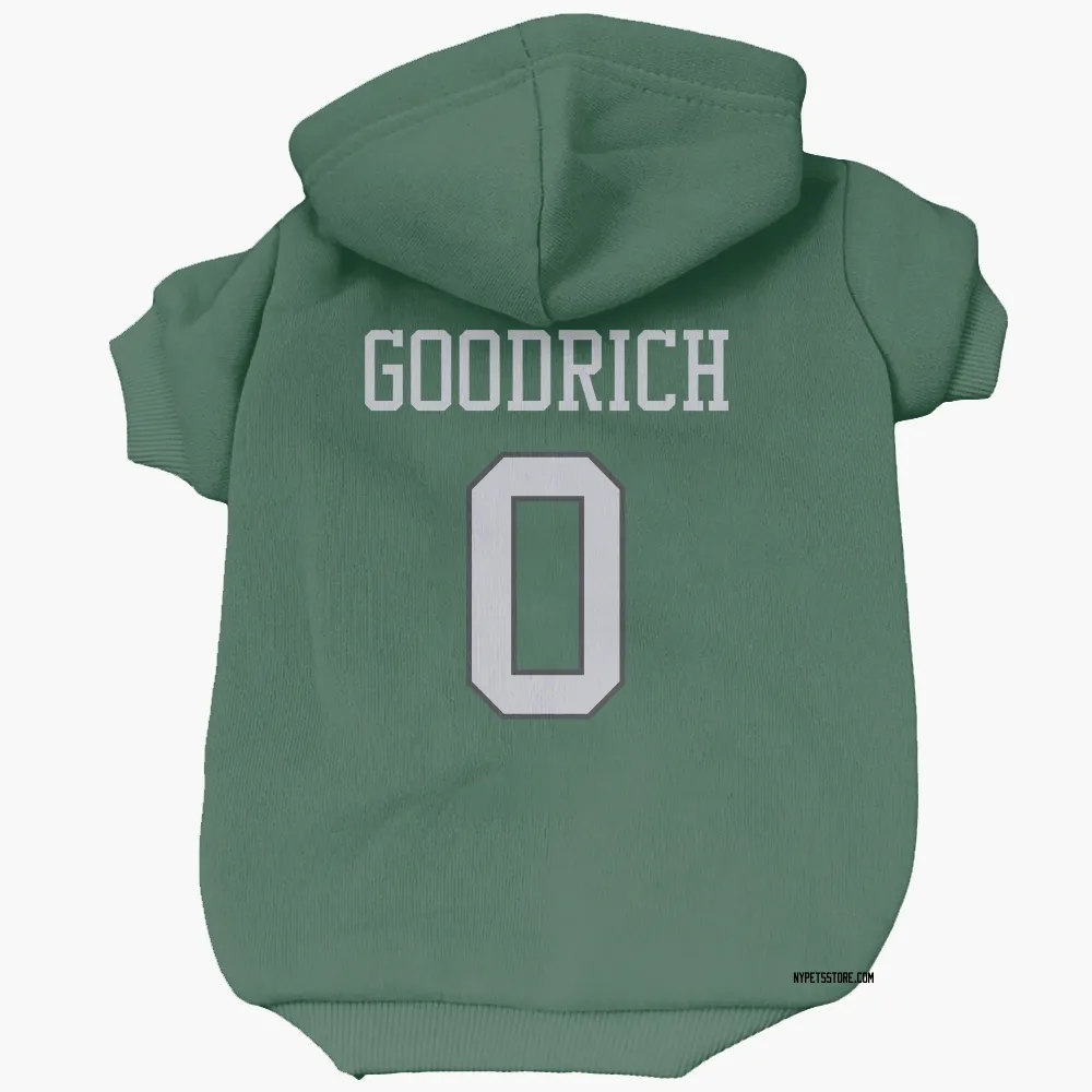 New York Jets Mario Goodrich Green Pet Hoodie for Dog & Cat