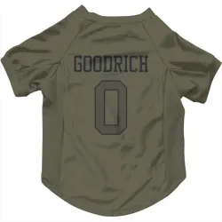 New York Jets Mario Goodrich Olive Pet Jersey for Dog & Cat