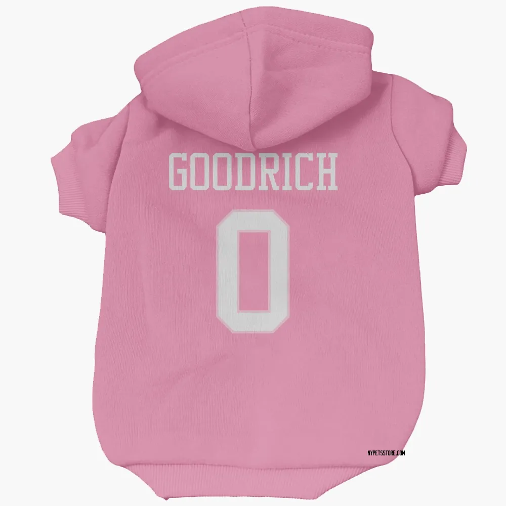 New York Jets Mario Goodrich Pink Pet Hoodie for Dog & Cat