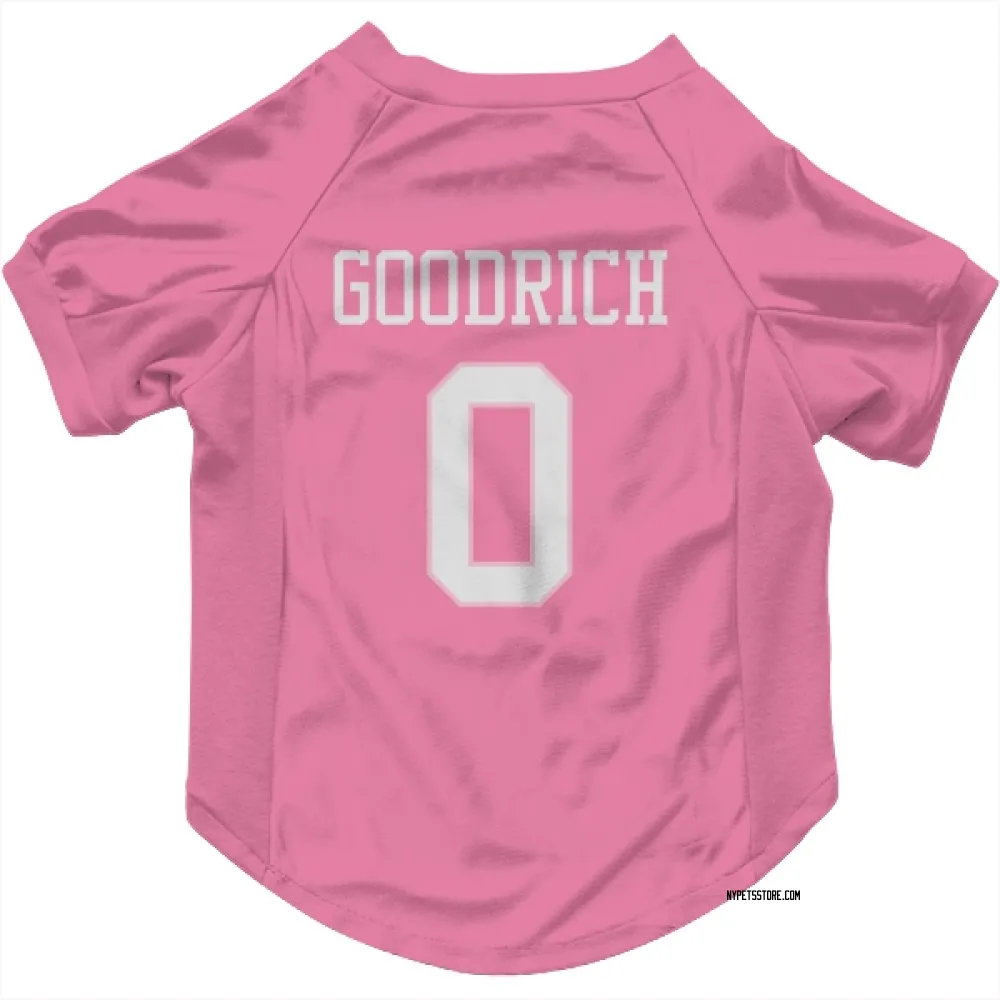 New York Jets Mario Goodrich Pink Pet Jersey for Dog & Cat