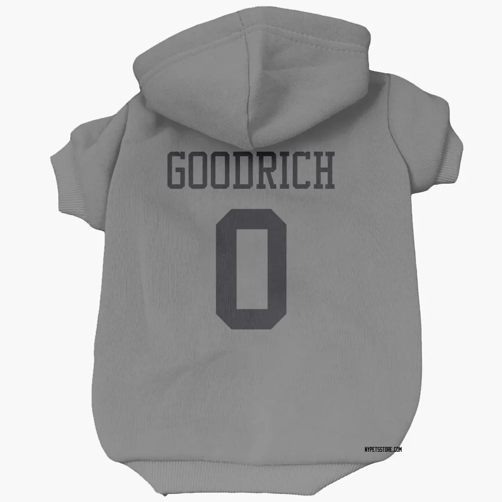 New York Jets Mario Goodrich Silver Pet Hoodie for Dog & Cat