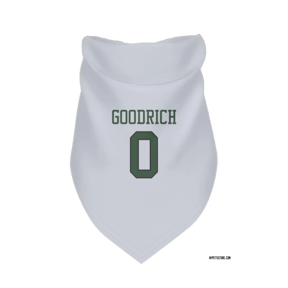 New York Jets Mario Goodrich White Pet Bandana for Dog & Cat