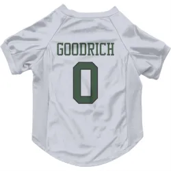 New York Jets Mario Goodrich White Pet Jersey for Dog & Cat