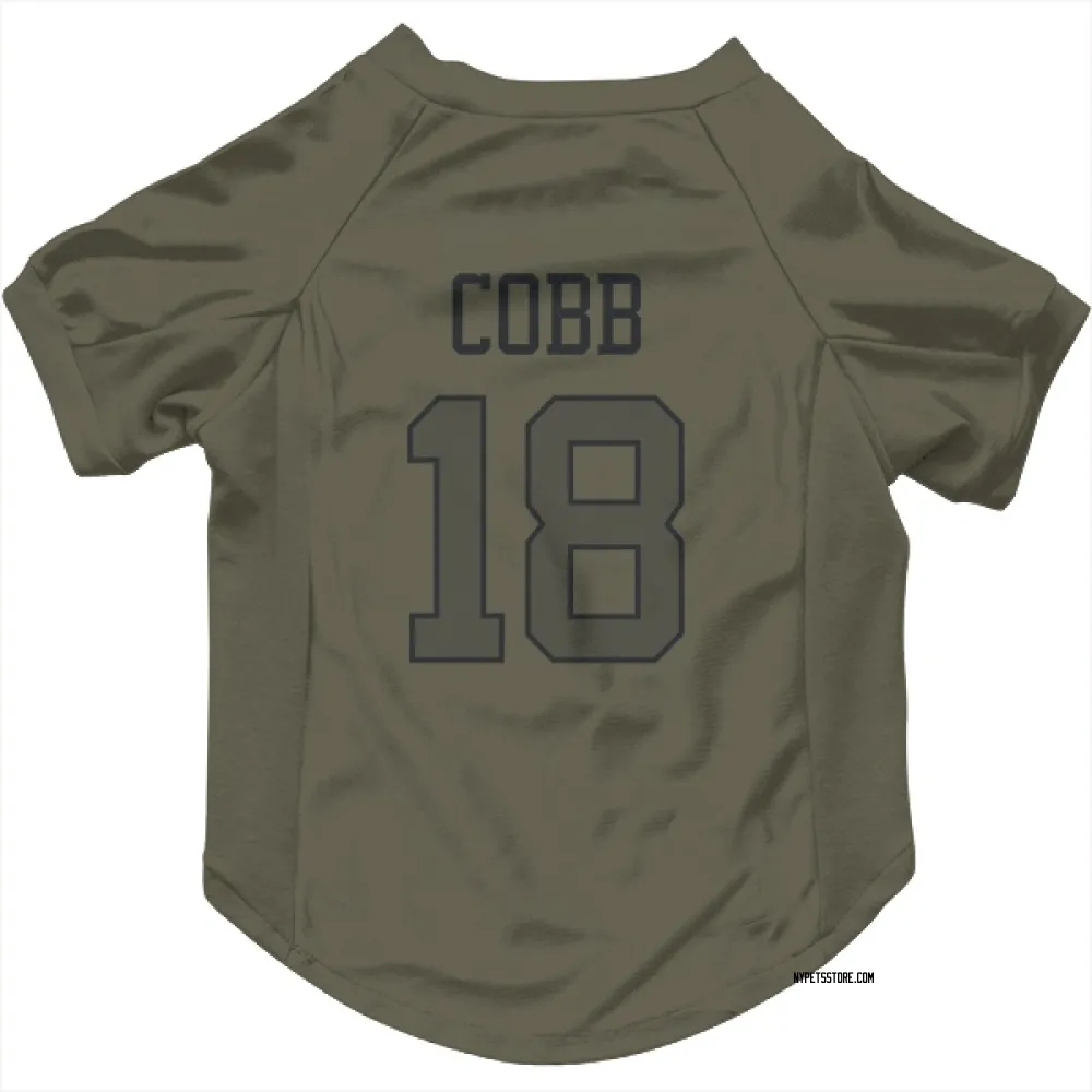 New York Jets Randall Cobb Olive Pet Jersey for Dog & Cat