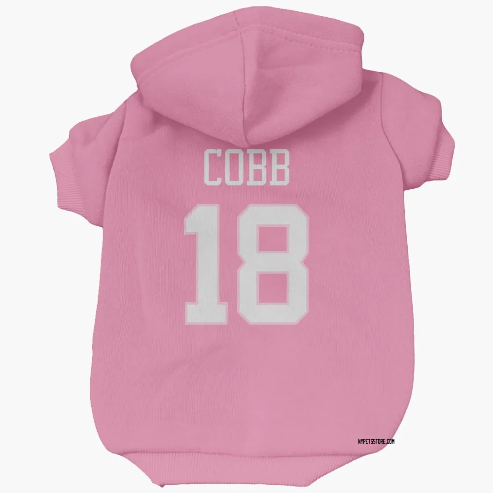 New York Jets Randall Cobb Pink Pet Hoodie for Dog & Cat