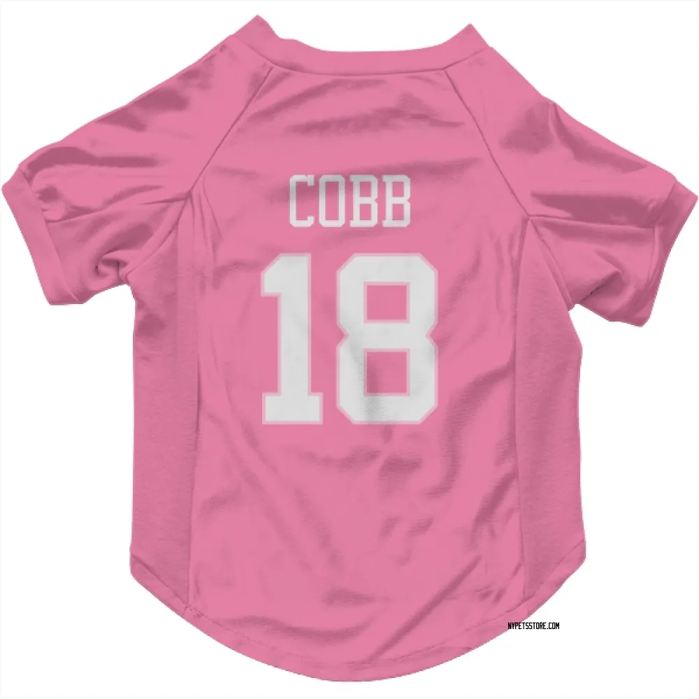 New York Jets Randall Cobb Pink Pet Jersey for Dog & Cat